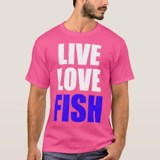 Levande Kärlek fisk T Shirt