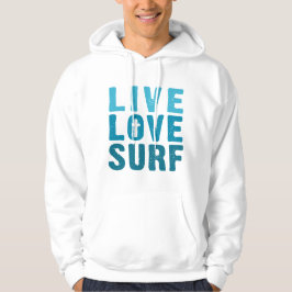 Levande, Kärlek Gud, Surfa Svettskjorta Hoodie