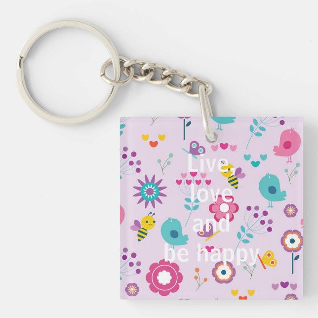 Levande, Kärlek och vara lycklig (Framsidan)