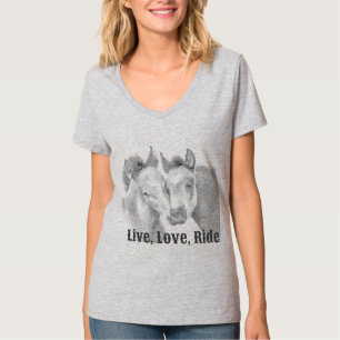 Levande, Kärlek, Ride Horse T-Shirt