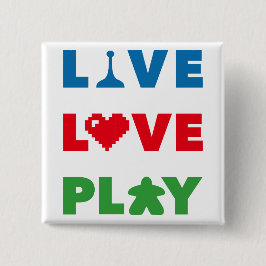 Levande, Kärlek, Spela upp färgknapp Knapp