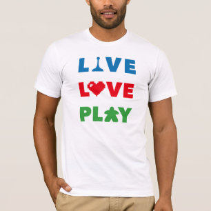 Levande, Kärlek, Spela upp färglöst Manar Shirt T