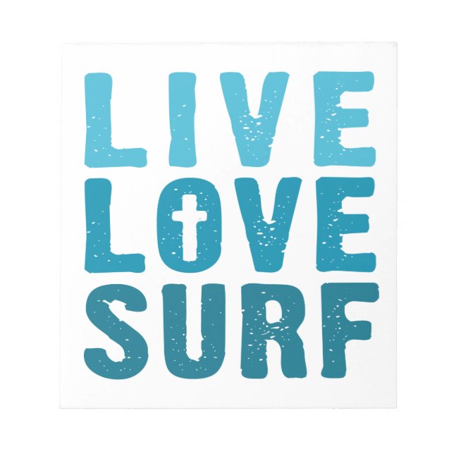 levande-kärlek-surfa anteckningsblock (Framsida)