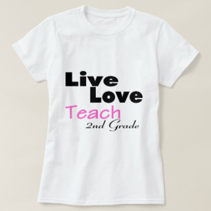 Levande kärlek undervisar den 2nd klassen (rosor) tröja