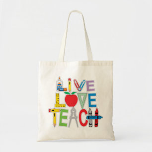 Levande kärlek undervisar tygkasse