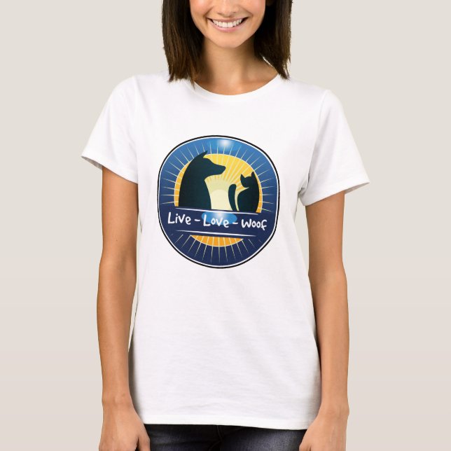 levande kärlek woof t shirt (Framsida)