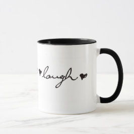 levande kärlekskratt mugg