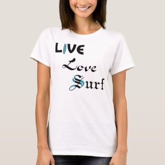 Levande kärleksurfa tee shirt