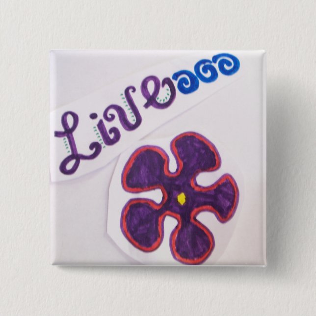 Levande klämma fast knapp (Framsida)