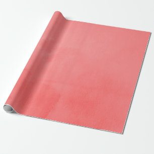 Levande korall akvarell presentpapper