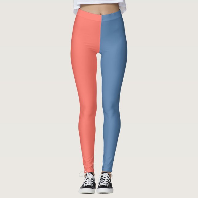 Levande korall på Stillahavskusten Leggings (Framsida)