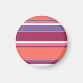 Levande korall, röd och violett magnet