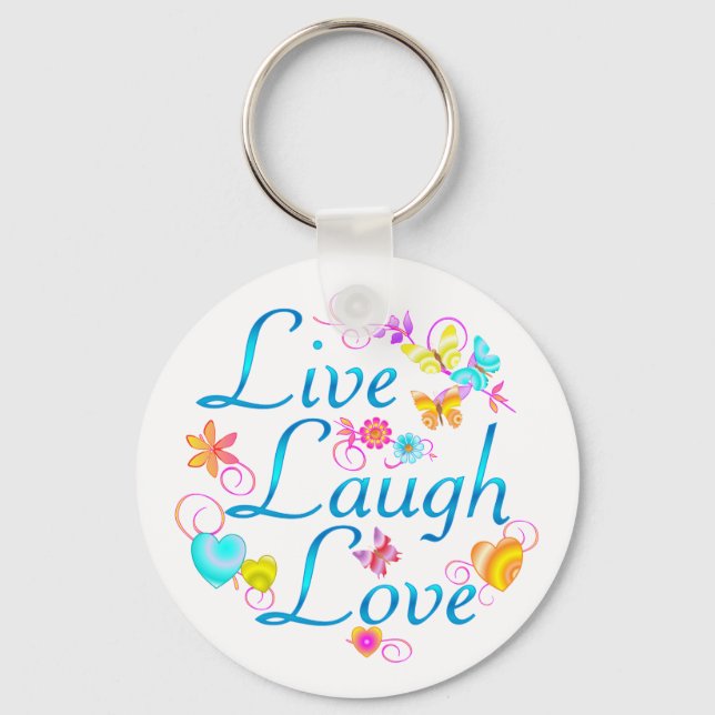 Levande, Laugh, Kärlek Nyckelring (Framsida)