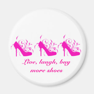 Levande, Laugh, köp fler Shoes Magnet