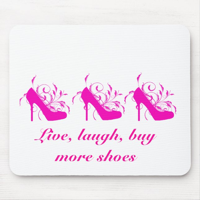 Levande, Laugh, köp fler Shoes Mousepad Musmatta (Framsidan)