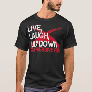 Levande Laugh Ljugit Höger för undertryckande bran T Shirt