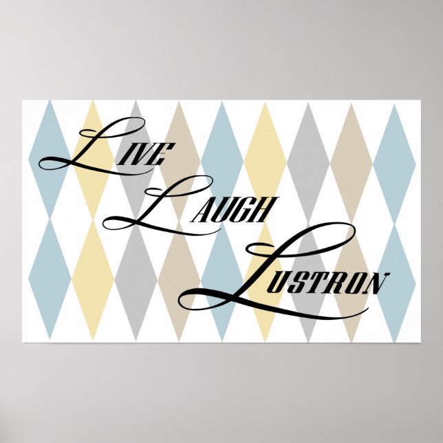 Levande, Laugh, Lustron Small Poster (Framsidan)
