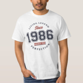 Levande Legend 1986 Åldrad till perfektion T Shirt