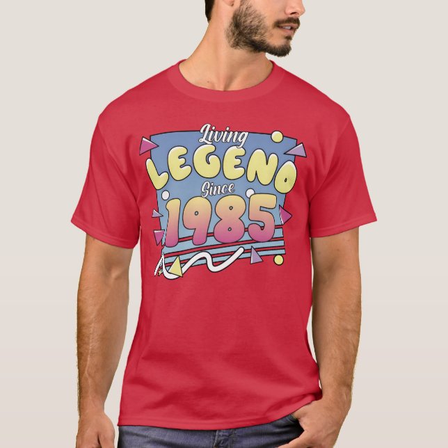 Levande Legend Sedan 1985 80-årsfödelsedags vänner T Shirt (Framsida)