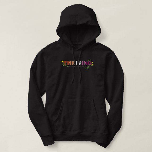 Levande Lesbisk Stolthet Hoodie (Design framsida)