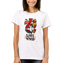 Levande Levande Röd Hibiskus Tribal Geometrisk Blo