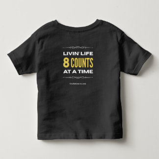 "Levande liv 8 räkningar åt gången" Småbarns-T-shi T Shirt