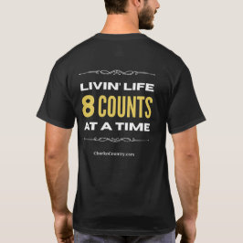 "Levande Liv 8 Räkningar åt gången"  T-Shirt