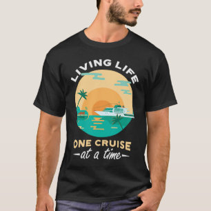 Levande Liv Kryssningsfartygs Kläder Semester Fam T Shirt