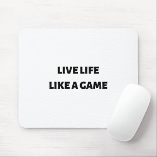 Levande liv som spel musmatta