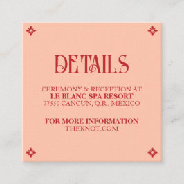 Levande löften: Ett spanskt bröllopskort med folkl Tilläggskort