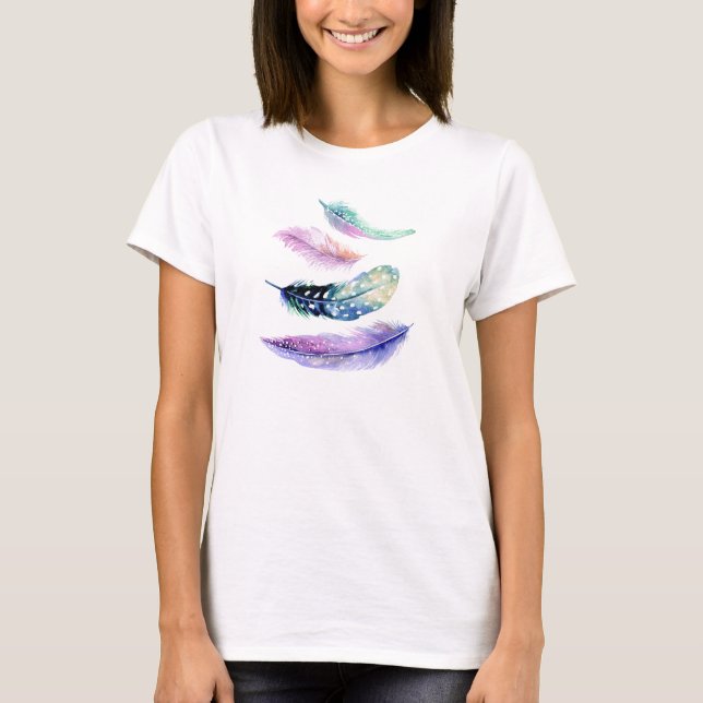 Levande luddrör överst t shirt (Framsida)