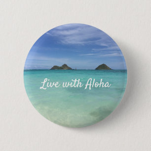 Levande med Aloha Hawaii Knapp