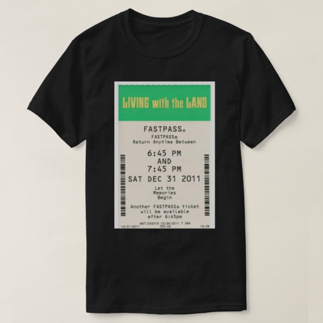 Levande med landskapet Fastpass Classic T-Shirt (Design framsida)
