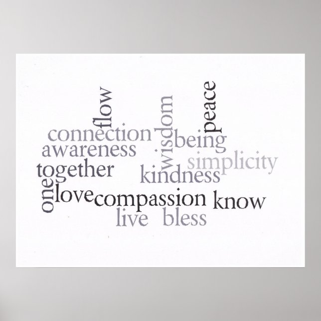 Levande medvetenhet poster (Framsidan)