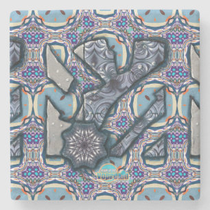 Levande Metall nr 2 av Alexandra Cook alias Linand Stenunderlägg