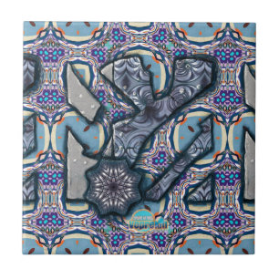 Levande Metall nr 2 Kakelplatta