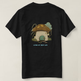 Levande Min Bästa Liv Svamp Cottagecore T-Shirt