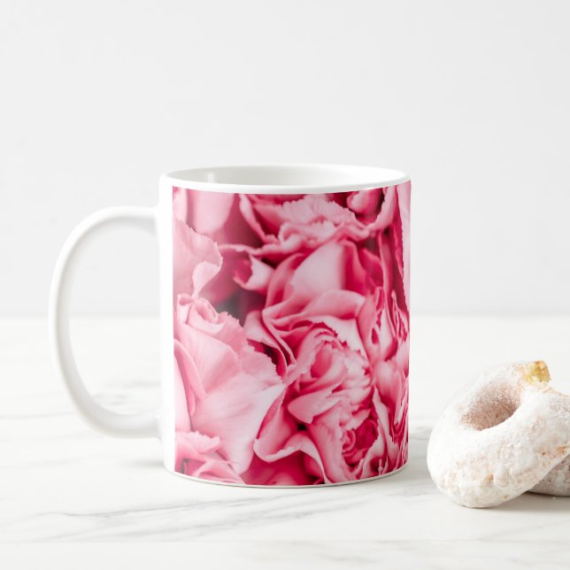 Levande mönster på muggar: Zazzle-butiken slår til Kaffemugg (Med munk)