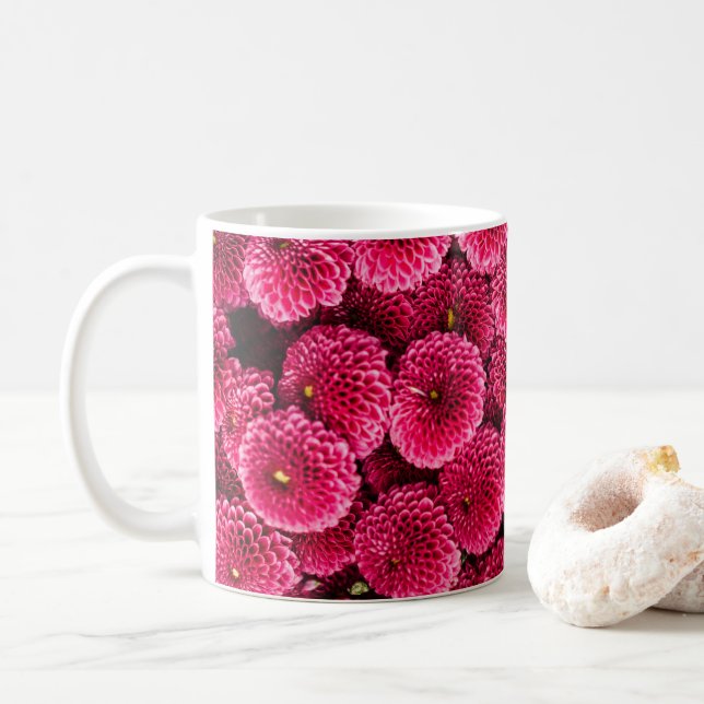 Levande mönster på muggar: Zazzle-butiken slår til Kaffemugg (Med munk)