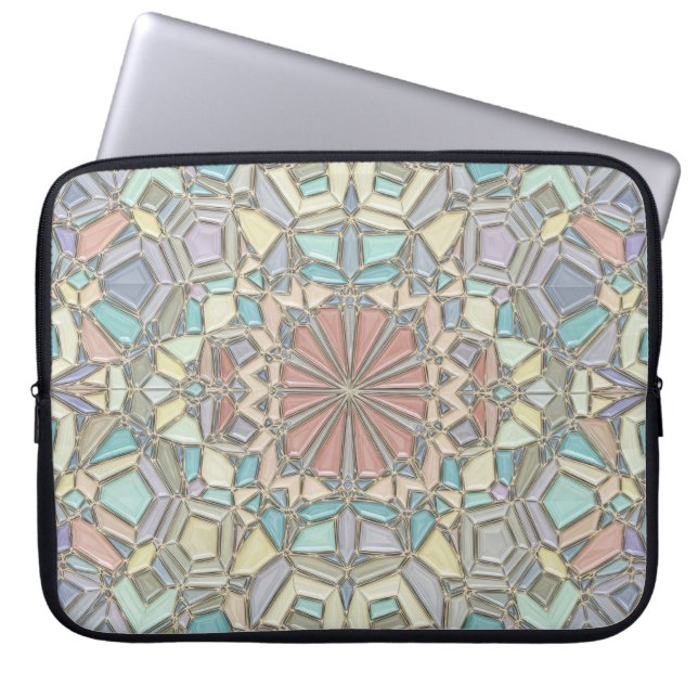 levande mosaik laptop fodral (Framsidan)