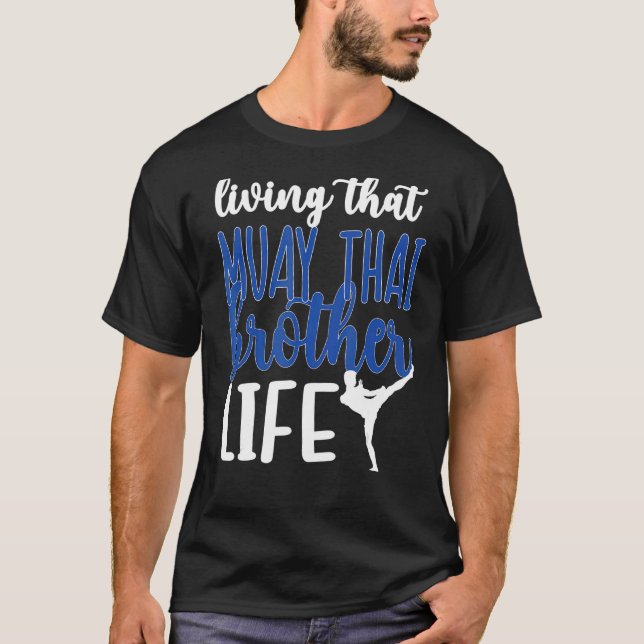 Levande Muay Thai Brother Life Muay Thai Bro T Shirt (Framsida)