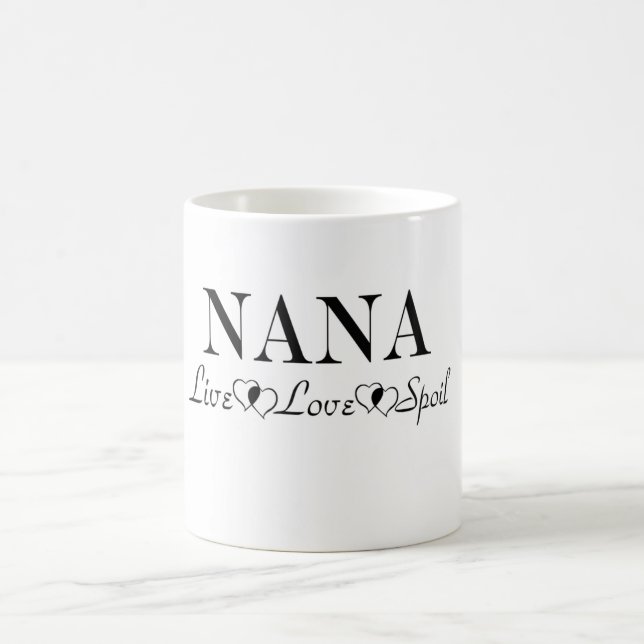 Levande Nana - - kärlek - byte Kaffemugg (Center)