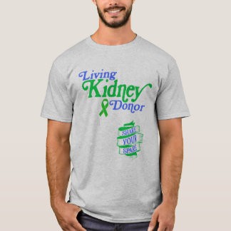 Levande njurdonator och Vintage för ditt reservde T Shirt