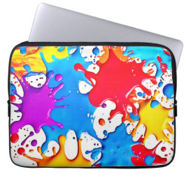 Levande nyanser av neonfärger laptop fodral