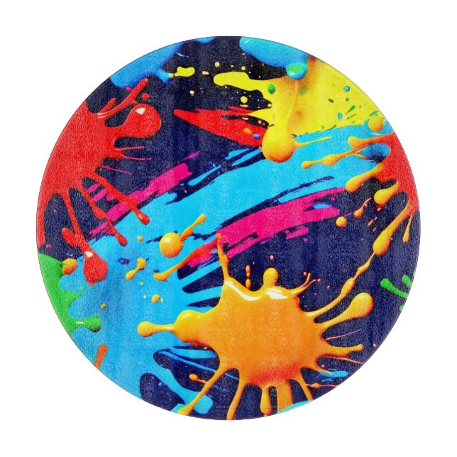 Levande nylonfärg i vätskeuttryck (Framsidan)