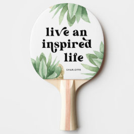 Levande och inspirerat Life Succult Black and Whit Pingisracket