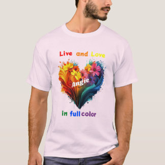 Levande och Kärlek i Fullt T-Shirt
