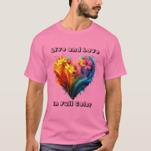 Levande och Kärlek i Fullt T Shirt