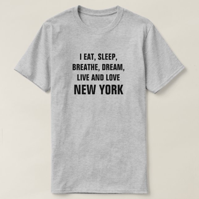 Levande och Kärlek New York T-Shirt (Design framsida)