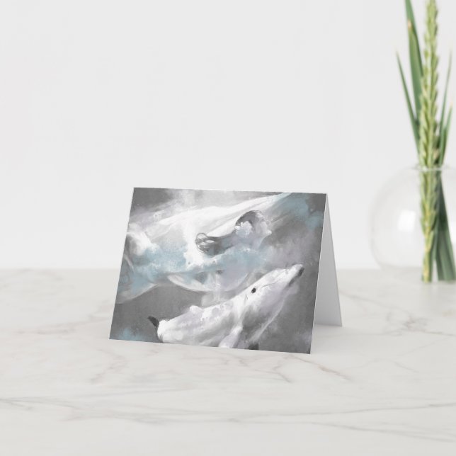 Levande på olika sätt: Viktat gratulationskort Tack Kort (Framsida)